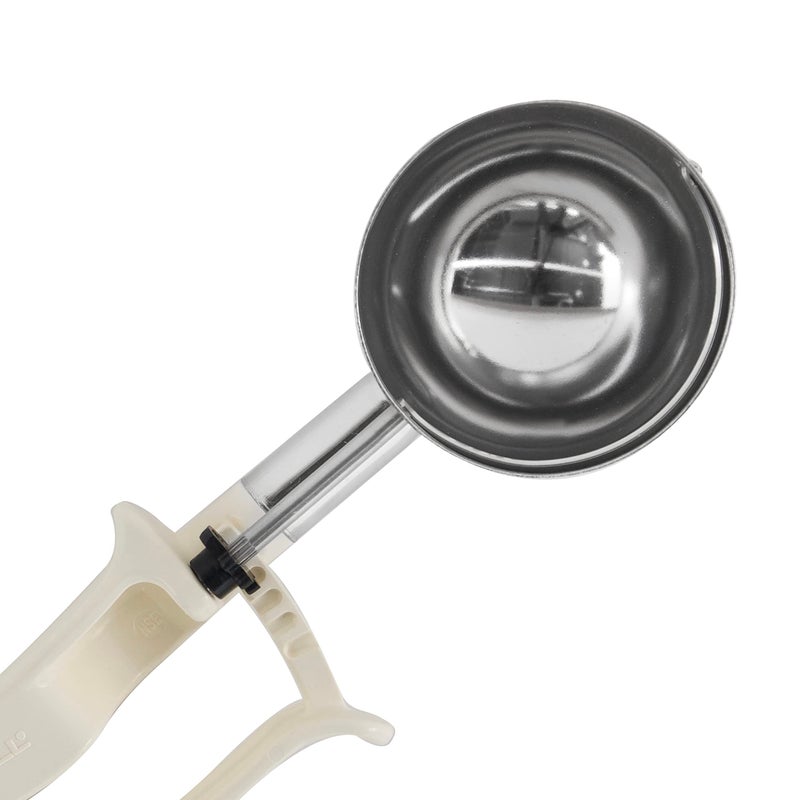 Zeroll Universal Standard Length EZ Disher Food Portion Control Scoop Designed for Right or Left Hand Use Dishwasher Safe NSF Approved  2 5/8-Inch  Ivory - Image 3